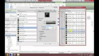 How to Change Materials and Render Appearance in Revit Architecture [upl. by Herwig376]