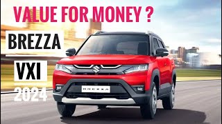 2024 Maruti Suzuki Brezza VXI Model  Onroad Price Features All detailed Review 🔥 [upl. by Alejoa]