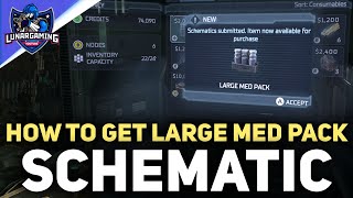 How To Get The Large Med Pack Schematic  Dead Space Remake 2023 [upl. by Hajile243]