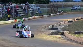 The fastest go karts in the world Cridersville Speedway – Wapakoneta Ohio [upl. by Consuela]