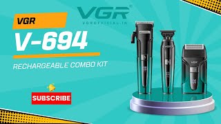 VGR V694 Rechargeable Combo Kit [upl. by Legin]