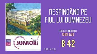 Studiul 42 din 2024 Școala de Sabat Juniori Respingând pe fiul lui Dumnezeu [upl. by Nylatsyrc]