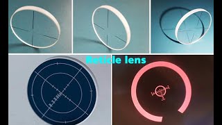 IR reticle lens 一 Optical glass substrate K9 glass Material Chromium coating [upl. by Perlman217]