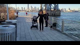 🍁🚶‍♂️Walking Tour Of Domino Park Williamsburg Brooklyn NYC🚶‍♀️🍁 Narrated [upl. by Scarrow432]