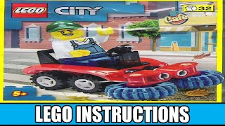 LEGO Instructions  LEGO CIty  952106  Sweeper LEGO Magazine [upl. by Rebmyk669]