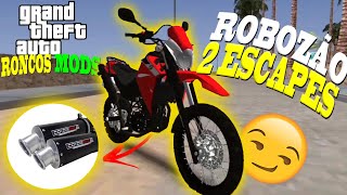 RONCO DA XT660R MEIOTA COM ESCAPE COYOTE GTA SA ANDROIDPC [upl. by Tower]