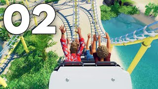 Planet Coaster 2  Part 2  Building a Roller Coaster [upl. by Rempe]