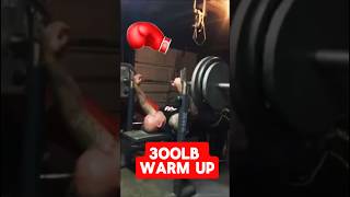 Bench Press  Warmup 300lbs weightlifting training [upl. by Adnanref]