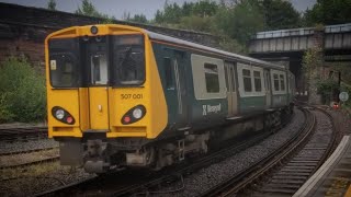 The Class 507 Farewell Tour The Wirral Swan Song at some stations around Liverpool [upl. by Manny]