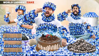 World Largest Cake  20 Kg Cake Challenge  How to make Oreo biscuit cake  Cake recipe inc [upl. by Nilrem]