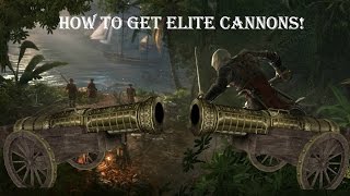 How to get Elite set of cannons  Assassins creed 4 Blackflag [upl. by Analli231]