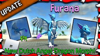 ROBLOX  Furana  New Dutch Angel Dragon Morph Remake  Gamepass 17  1080HD [upl. by Marina]