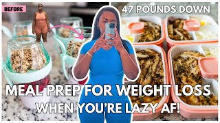 THE EASIEST 30 MINUTE MEAL PREP Beat Diet Boredom Simple Meal Prep Recipes for Weight Loss [upl. by Joscelin]