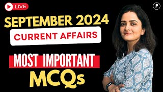 September 2024 Monthly Current Affairs by Parcham Classes  Current Affairs Revision by Richa Ma’am [upl. by Georgeta]