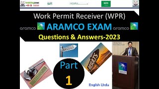 Direct Aramco EXAM Work Permit Receiver WPR Questions amp Answers 2023 PART 1 Urdu amp English [upl. by Branca]