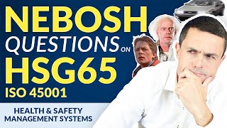 NEBOSH Questions HSG65ISO 45001  Health amp Safety Management Systems At 88 MPH [upl. by Otho]