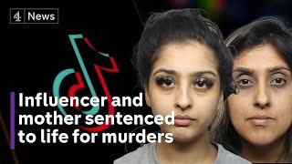 TikTok star and mother jailed for life for double murder [upl. by Susejedesoj]