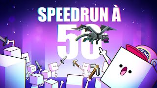 ON SPEEDRUN MINECRAFT MAIS ON EST 50 IDIOTS [upl. by Gillespie204]