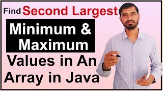 Find Second Largest Number in an Array in Java Hindi [upl. by Finegan]