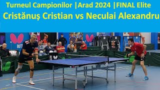 Neculai Alexandru vs Cristanus Cristian Final Elite TC Arad 2024 [upl. by Mainis]