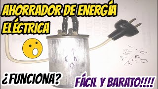 Fabricar ahorrador de energía eléctrica fácil y barato [upl. by Aicemak]