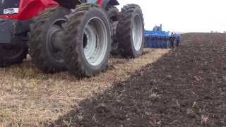 LEMKEN Rubin 9 Working Alfalfa in Alberta [upl. by Zapot]