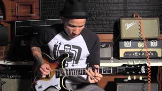 From the Archives Eastwood Guitars Sidejack DLX Mosrite style demo  RJ Ronquillo [upl. by Poole]