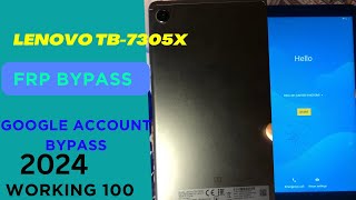 Lenovo Tab M7 TB7305X Frp Bypass lenovo tb 7305x frp bypass youtube update Unlock Tool Without Pc [upl. by Torrance]