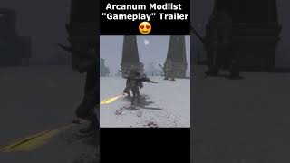 Arcanum Modlist quotGameplayquot Trailer 😍 skyrim skyrimanniversary elderscrolls shorts [upl. by Greenwald]