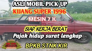 SIAP KERJA  MESIN BANDEL BENZIN IRIT ASLI PICK UP KIJANG 1996 TENAGA JOSS LUAR BIASA [upl. by Wilone]