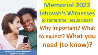 Memorial 2022 Jehovah’s Witnesses Memorial Jehovah’s Witnesses 2022 to remember the death of Jesus [upl. by Aisatan]