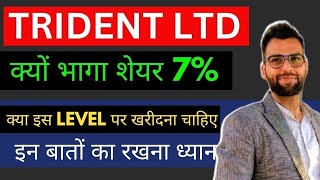 Trident Ltd mid term Target  TRIDENT Ltd SHARE Long term Targets  trident share Latest News [upl. by Neyu]