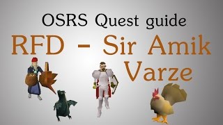 OSRS RFD  freeing Sir Amik Varze [upl. by Inahet969]