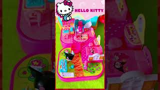 Hello kitty barbie doll house  doll house cartoon  dollhouse cartoon  doll guddi [upl. by Zachery]