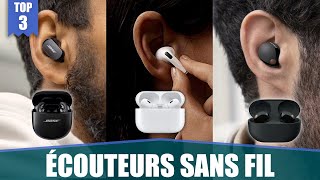 LES MEILLEURS ÉCOUTEURS SANS FIL BLUETOOTH  TOP 3 COMPARATIF [upl. by Baldwin]