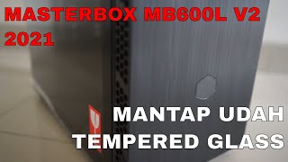 Unboxing Coolermaster MASTERBOX MB600L V2  Casing Tempered Glass buat ATX [upl. by Avner]