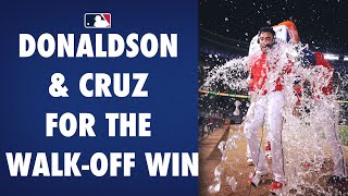 Josh Donaldson and Nelson Cruz both homer in the 9th in a walkoff win for the Twins [upl. by Oetsira686]