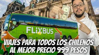 Llego la REVOLUCIÓN de BUSES a Chile FLIXBUS pasajes a 1 DÓLAR para que todos los CHILENOS viajen 🚌 [upl. by Yruoc]