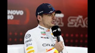 Max Verstappen calls out British media in press conference after winning Brazilian GPMax Verstappen [upl. by Quin]