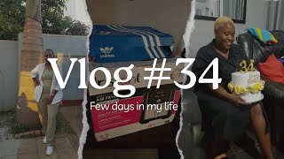 VLOG 35Baby Shower  a suprise visitUnboxing another orderA few days in my life zimyoutuber [upl. by Irtimid943]