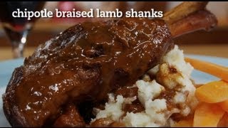 Chipotle Braised Lamb Shanks Recipe  LeGourmetTV [upl. by Dirgni720]