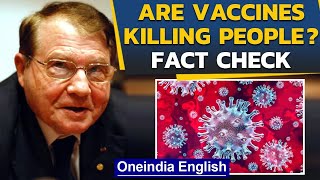 Nobel Laureate claims vaccinated people will die in 2 years Fact check  Oneindia News [upl. by Scot]