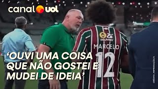 FLUMINENSE MANO CONFIRMA TER MUDADO ALTERAÇÃO POR TER SE IRRITADO COM MARCELO VEJA [upl. by Rissa]