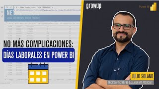 Cálculo de Días Laborables en Power BI  NETWORDAYS [upl. by Niamrej]