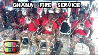 Performance By Ghana Fire Service Brass Band  Picabolo Tv Gh [upl. by Pump]