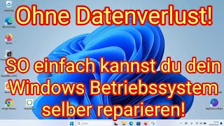 So einfach kannst du dein Windows Betriebssystem ohne Datenverlust selber reparieren [upl. by Kcirtemed]