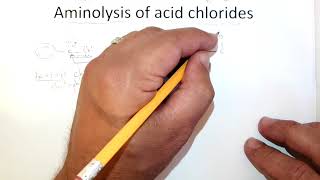 003 Aminolysis of an acid chloride [upl. by Uhile]