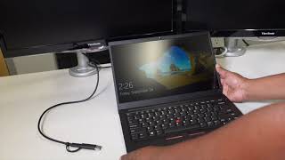 How to set up your Lenovo ThinkPad USB C with USB A Dock [upl. by Rutherford943]