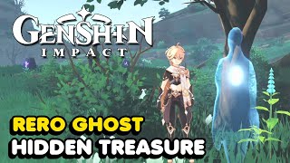 Genshin Impact  RERO GHOST Hidden Treasure Location Tsurumi Island [upl. by Manson]