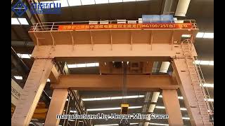 MG 10025 tons Double Girder Gantry Crane how the crane works and installs [upl. by Thomajan]